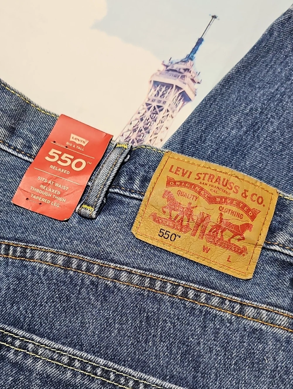Levi's‎ 550 Relaxed Blue Jeans Size 44x30 New